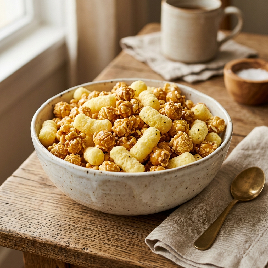 Sweet Cheese Popcorn Mix